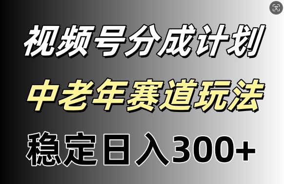 微信视频号收益稳定日入300 ，月入一w-优知识