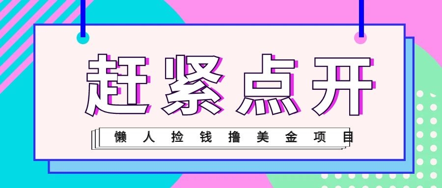 懒人捡钱撸美金项目，月收益9000+美金，简单无脑，干就完了【揭秘】-优知识