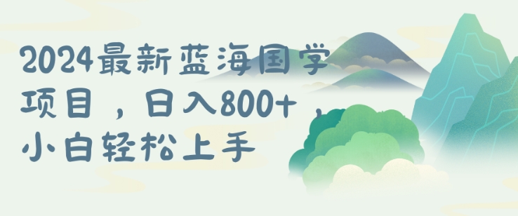 国学项目，长期蓝海可矩阵，从0-1的过程【揭秘】-优知识