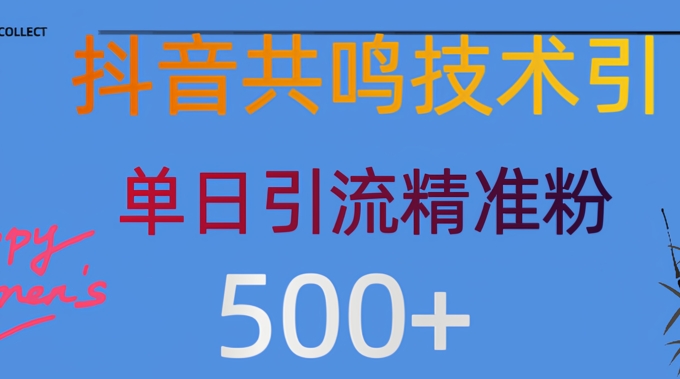 抖音情感引流方法自主创业粉，当然降低成本，日引500-优知识