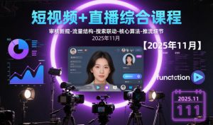 短视频+直播综合课程,审核新规-流量结构-搜索联动-核心算法-推流细节【更新】-云创联盟
